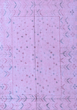 Abstract Blue Modern Rug, abs4365blu