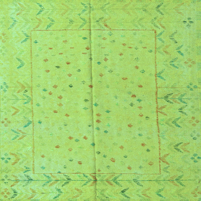 Square Abstract Light Blue Modern Rug, abs4365lblu