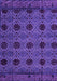 Machine Washable Abstract Purple Modern Area Rugs, wshabs4366pur