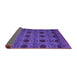 Sideview of Abstract Purple Modern Rug, abs4366pur