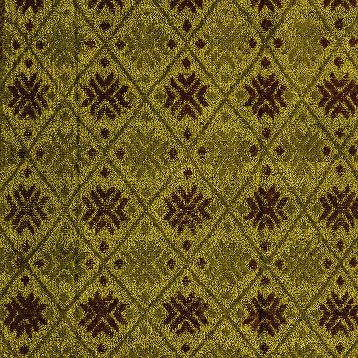 Abstract Yellow Modern Rug, abs4366yw