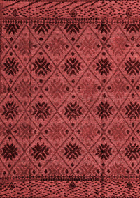 Abstract Red Modern Rug, abs4366red