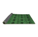 Sideview of Abstract Emerald Green Modern Rug, abs4366emgrn