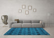 Machine Washable Abstract Light Blue Modern Rug in a Living Room, wshabs4366lblu