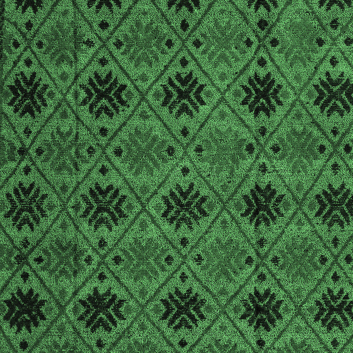 Abstract Emerald Green Modern Rug, abs4366emgrn