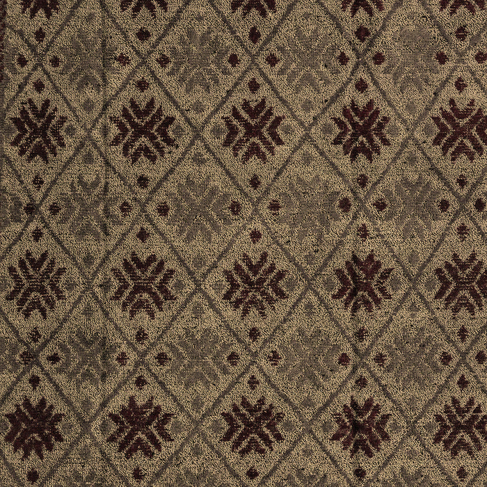 Abstract Brown Modern Rug, abs4366brn