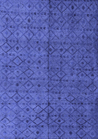 Abstract Blue Modern Rug, abs4367blu