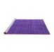 Sideview of Machine Washable Abstract Purple Modern Area Rugs, wshabs4367pur