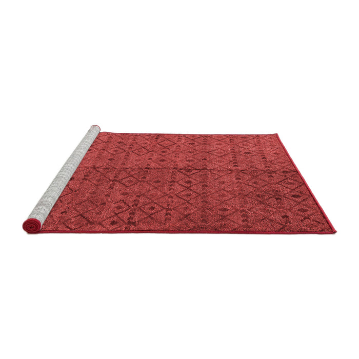 Modern Red Washable Rugs