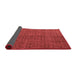 Abstract Red Modern Area Rugs