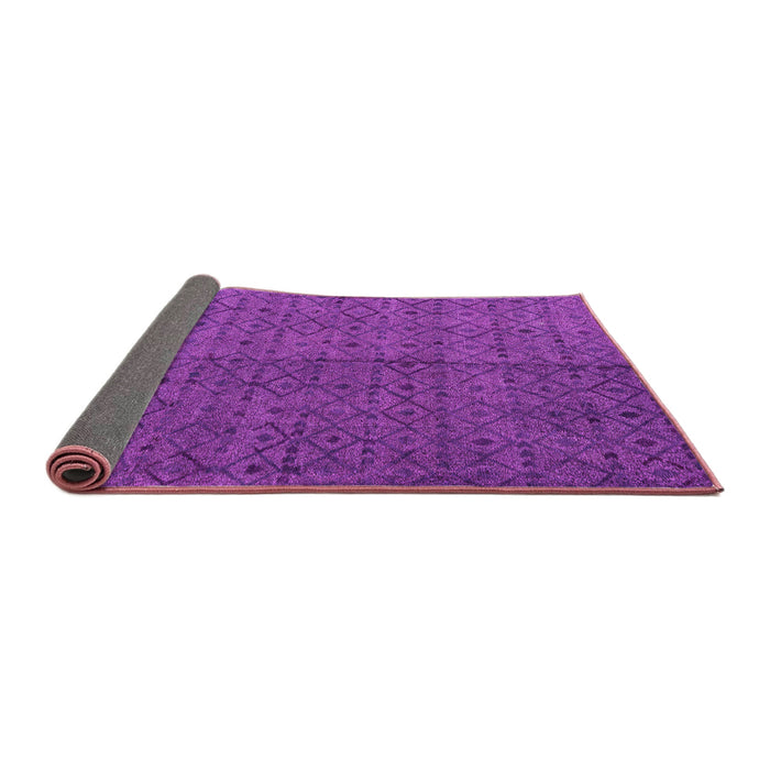 Sideview of Abstract Pink Modern Rug, abs4367pnk