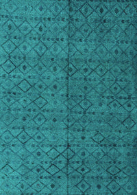 Abstract Turquoise Modern Rug, abs4367turq