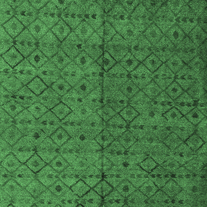 Machine Washable Abstract Emerald Green Modern Area Rugs, wshabs4367emgrn