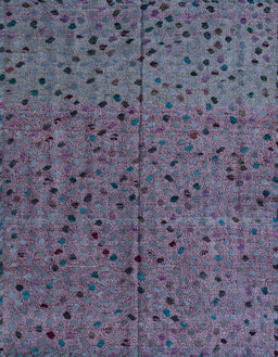 Machine Washable Abstract Plum Purple Rug, wshabs4368