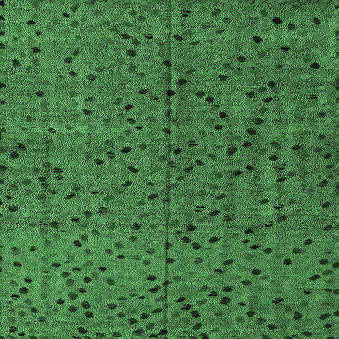 Square Abstract Emerald Green Modern Rug, abs4368emgrn