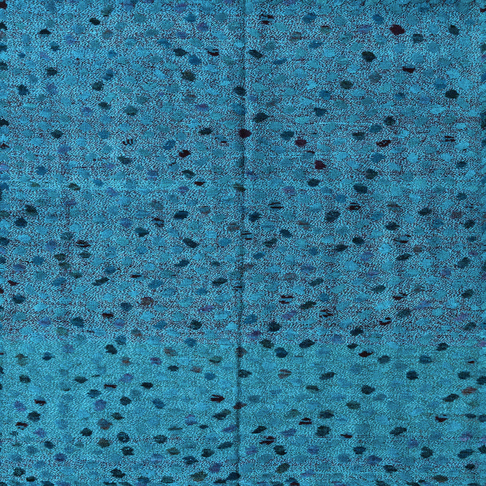 Square Machine Washable Abstract Light Blue Modern Rug, wshabs4368lblu