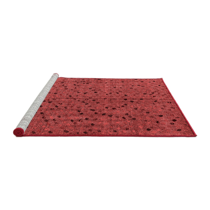 Modern Red Washable Rugs