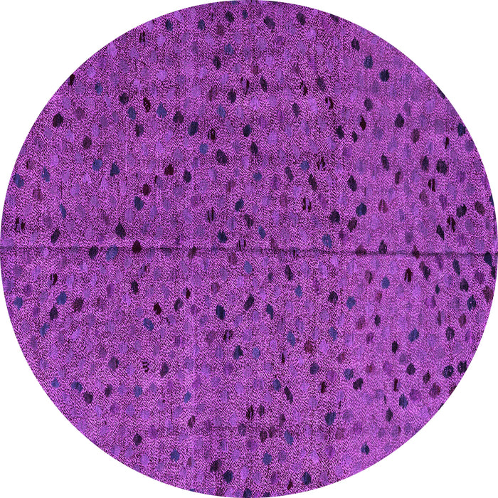 Round Machine Washable Abstract Pink Modern Rug, wshabs4368pnk
