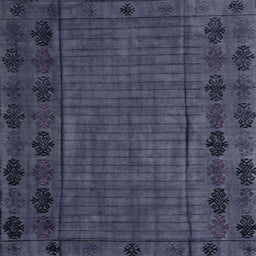 Square Abstract Purple Modern Rug, abs4369