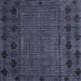 Square Abstract Purple Modern Rug, abs4369