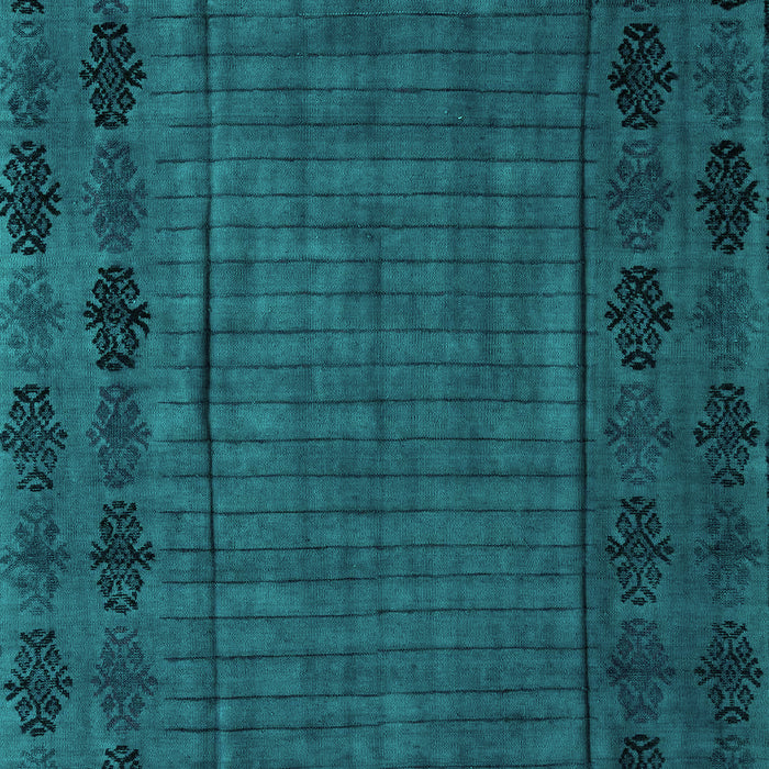 Abstract Turquoise Modern Rug, abs4369turq