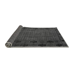 Sideview of Abstract Gray Modern Rug, abs4369gry