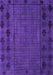 Machine Washable Abstract Purple Modern Area Rugs, wshabs4369pur