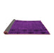 Sideview of Abstract Pink Modern Rug, abs4369pnk