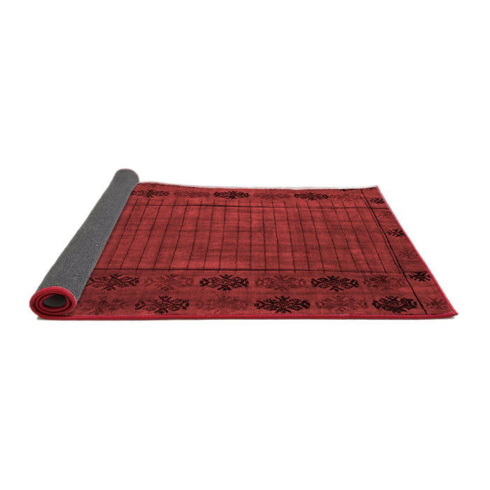 Abstract Red Modern Area Rugs
