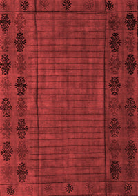 Abstract Red Modern Rug, abs4369red