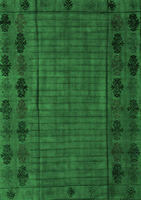 Abstract Green Modern Rug, abs4369grn