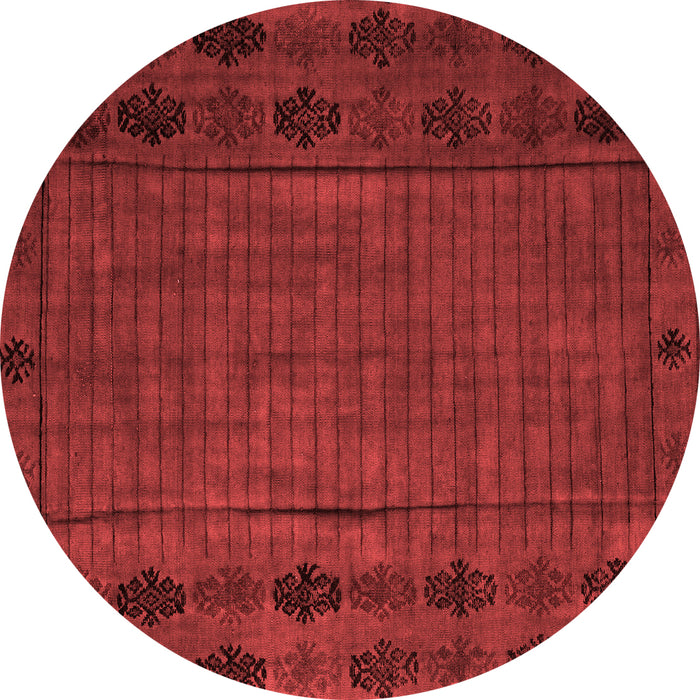 Machine Washable Abstract Red Modern Rug, wshabs4369red