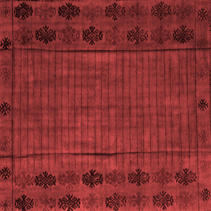 Abstract Red Modern Rug, abs4369red