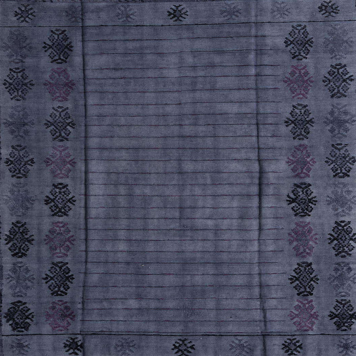 Square Machine Washable Abstract Grape Purple Rug, wshabs4369