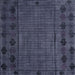 Square Machine Washable Abstract Grape Purple Rug, wshabs4369