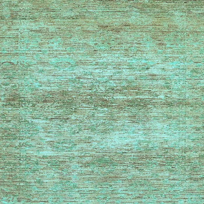 Square Abstract Light Blue Modern Rug, abs436lblu