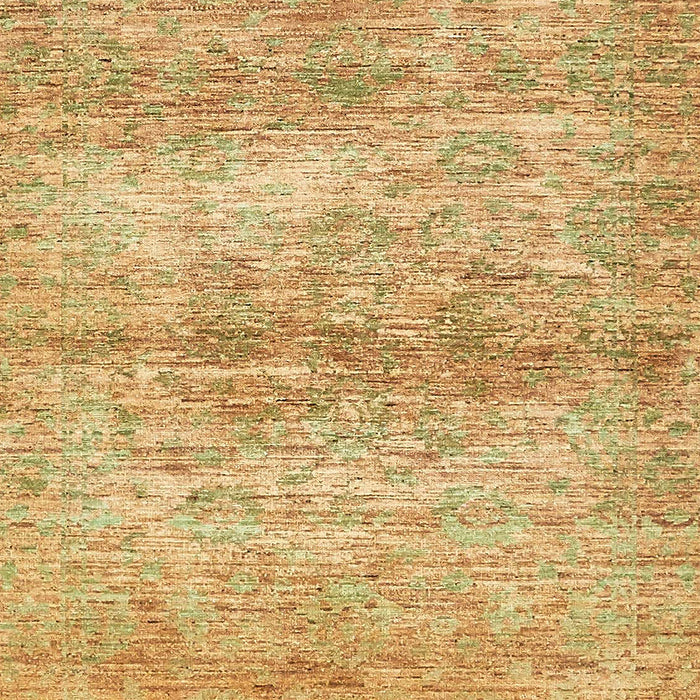 Machine Washable Abstract Chrome Gold Yellow Rug, wshabs436