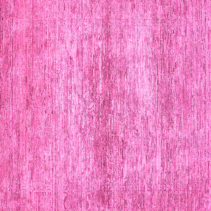 Square Machine Washable Abstract Pink Modern Rug, wshabs436pnk