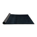 Sideview of Abstract Black Modern Rug, abs4370