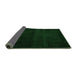 Sideview of Abstract Green Modern Rug, abs4370grn