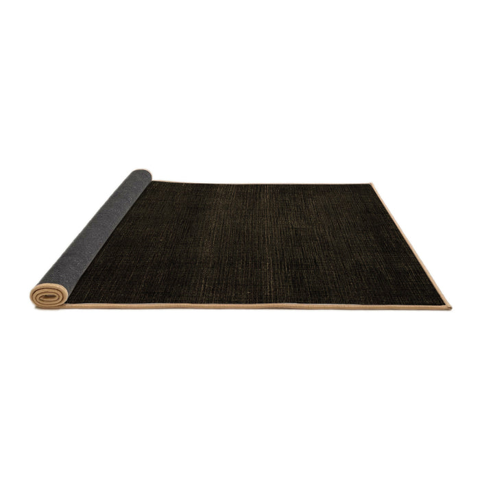 Sideview of Abstract Brown Modern Rug, abs4370brn