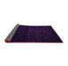 Sideview of Abstract Pink Modern Rug, abs4370pnk