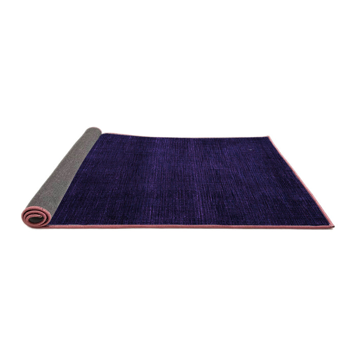 Sideview of Abstract Purple Modern Rug, abs4370pur
