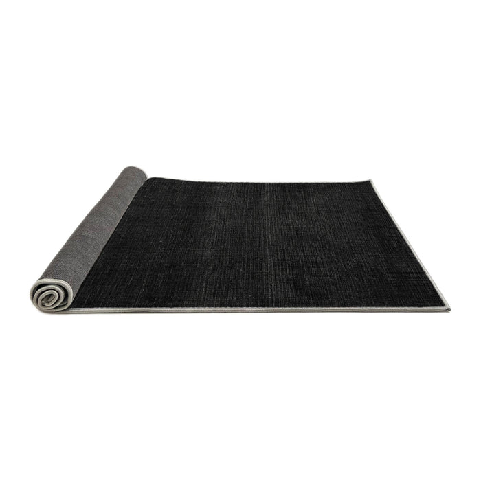 Sideview of Abstract Gray Modern Rug, abs4370gry