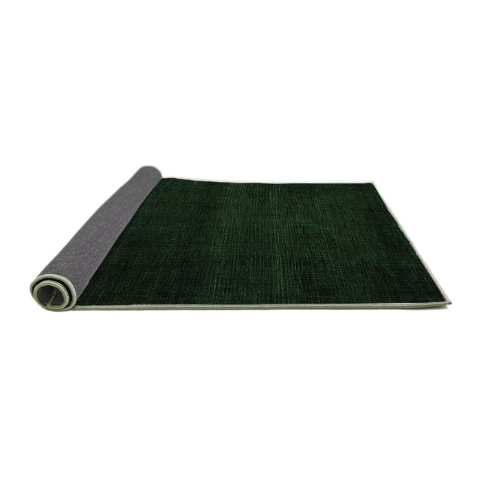 Sideview of Abstract Emerald Green Modern Rug, abs4370emgrn