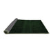 Sideview of Abstract Emerald Green Modern Rug, abs4370emgrn