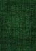 Machine Washable Abstract Green Modern Area Rugs, wshabs4371grn