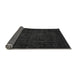 Sideview of Abstract Gray Modern Rug, abs4371gry