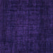 Square Machine Washable Abstract Purple Modern Area Rugs, wshabs4371pur