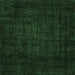 Square Abstract Emerald Green Modern Rug, abs4371emgrn